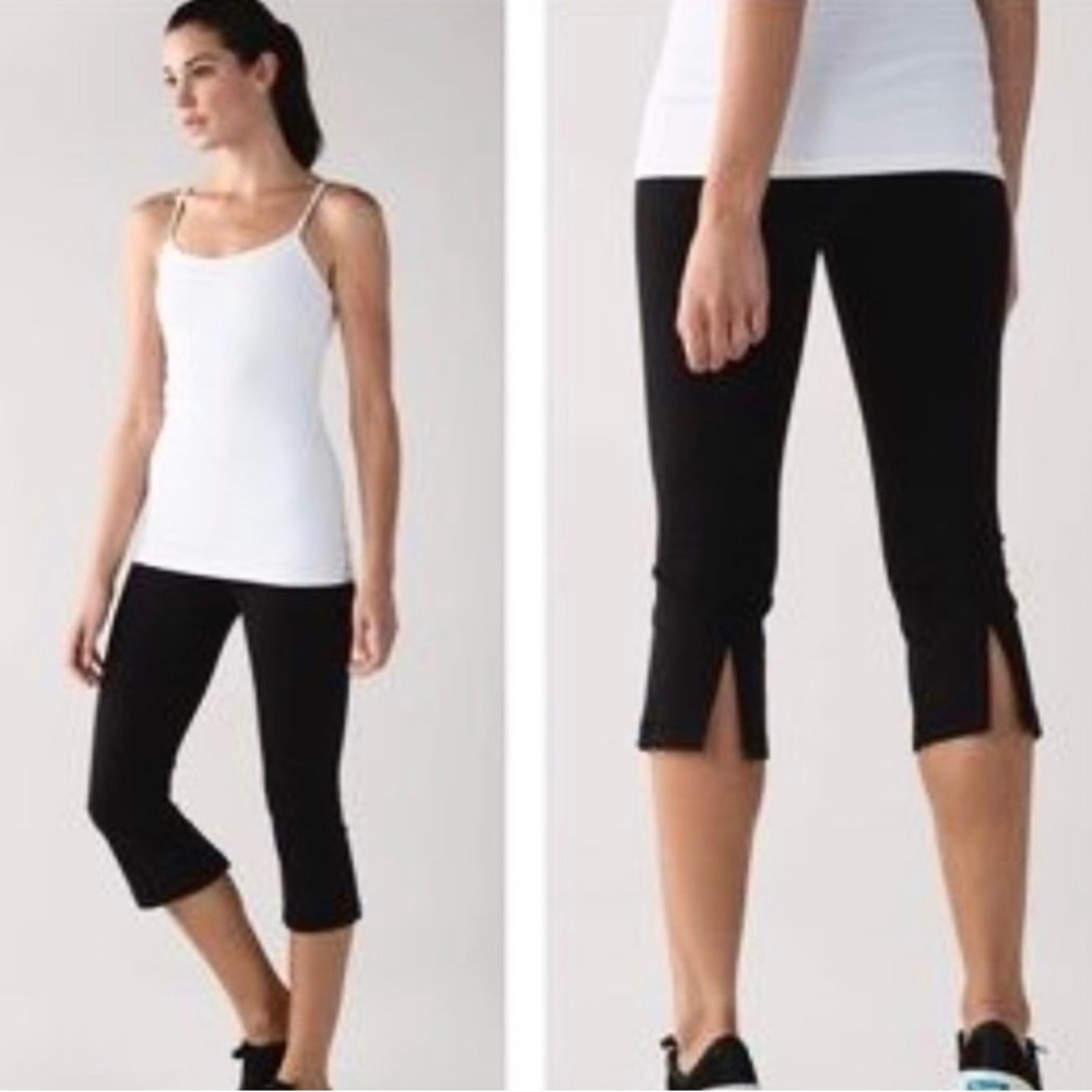 Lululemon Black Crop Pant 29” size 6